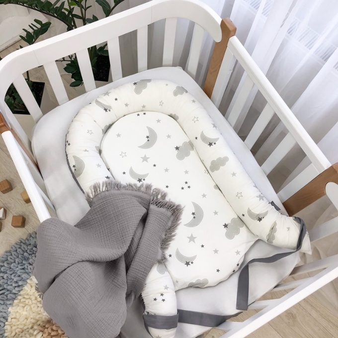 Protectie somn – Baby Nest Norisori gri